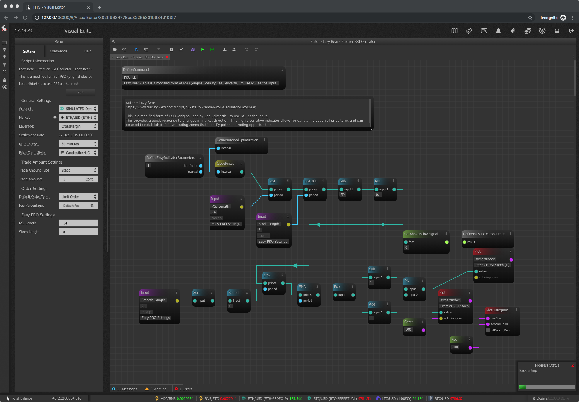 HaasBot Visual Editor