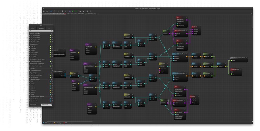 Drag-and-drop visual designer